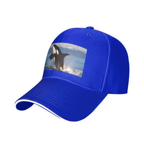 JTRKN Men and Women Baseball Hat Killer Whale Printing Stylish Dad Cap Trucker Low Profile Hats Adjustable Washable