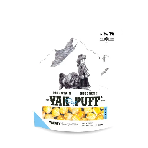 Yakaty Pup Puff 2oz - Travel Size Healthy Himalayan Training Treat for Puppy Training