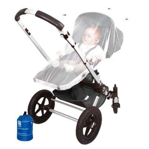 EVEN NATURALS Stroller Mosquito Net for Baby - Durable, Simple Setup System - Extra Fine Holes to Protect Against Mosquitos and Wasps - no Harmful Chemicals - Perfect Fit for Stroller Net, for Car Seats & Carriers