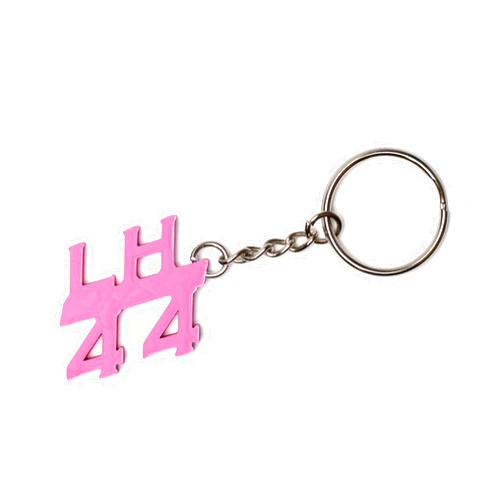 Motoreco LH 44 Lewis Hamilton Keychain, Pink, 100mm x 40mm x 4mm
