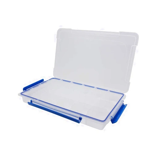 BangQiao Plastic Parts Organizer Storage Case and Adjustable Divider Box Container for Hardware, Craft and Small Accessories, 24 Grids, Clear