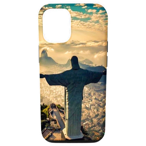 Fei Long Design Hub iPhone 15 Rio De Janeiro Christ the Redeemer Case