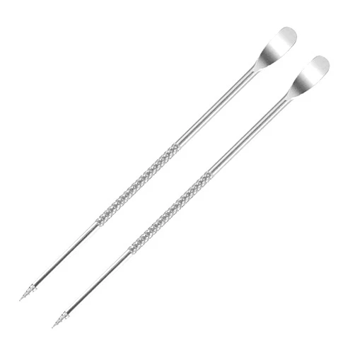 GLOBOTECH Stainless-steel Coffee Latte Art Pen - Spice Pen Cappuccino Espresso Machine Accessory Fancy Stitch Barista Tool, 2 Pieces…