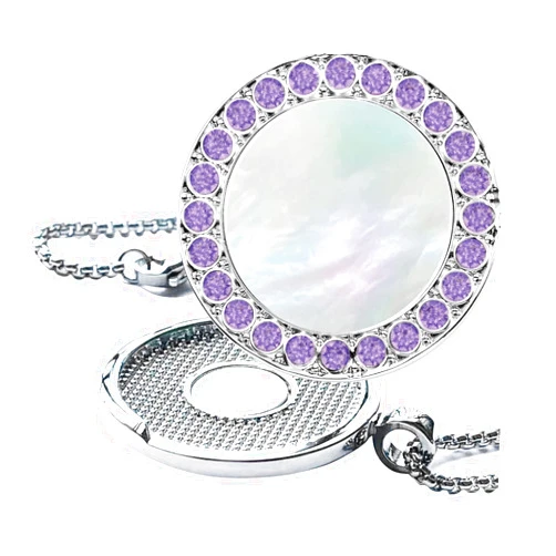 E TRUEE Golf Ball Marker Necklace, Pearl Crystal Ball Marker, Golf Accessories, Golf Gifts, Golf Ball Markers for Women