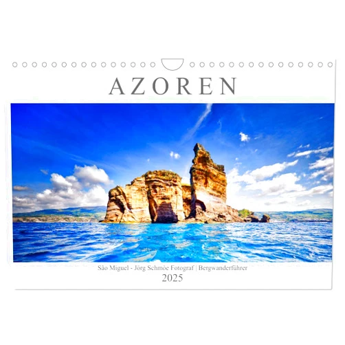CALVENDO A Z O R E N (Wandkalender 2025 DIN A4 quer), CALVENDO Monatskalender [Calendar] Jörg Schmöe