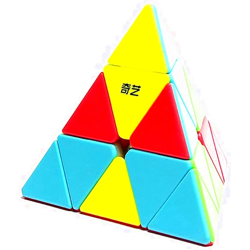 LiangCuber QY Toys Qiming Pyramid 3x3 Speed Cube Stickerless Pyraminx Puzzle Cubes