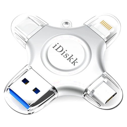 IDiskk 【1T B App*le Certified】 iDiskk 1T Photo Memory Stick for iPhone USB Flash Drive for USB-C iPad Android, Samsung USB for iPhone 16/15/14/13/13 pro/12/12 pro/12 mini/11/11/Pro/XR/X, Photo Stick for PC