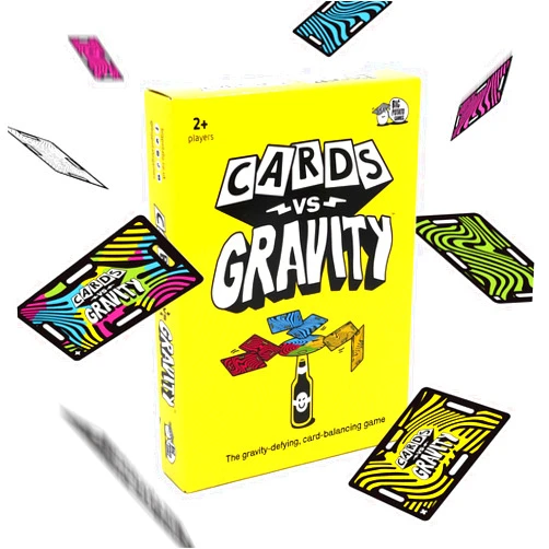 Big Potato Cards vs Gravity: The Gravity-Defying, Card-Balancing Game | Fun Card Game | 2-4 Players