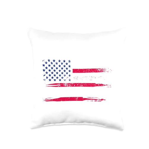 Echodry Living in The New World with an Old Soul T-Shir Throw Pillow, 16x16, Multicolor