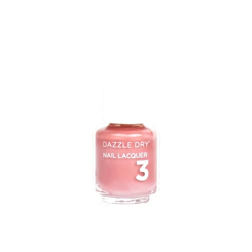 Dazzle Dry Nail Mini Lacquer (Step 3) - Less is Mauve - A full coverage light, blushing mauve. Full coverage cream. (0.17 fl oz / 5 Manicures)