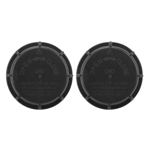 Uxsiya 2 PCS Headlight Bulb Dust Headlamp Dust Cover for Ideal Replacement