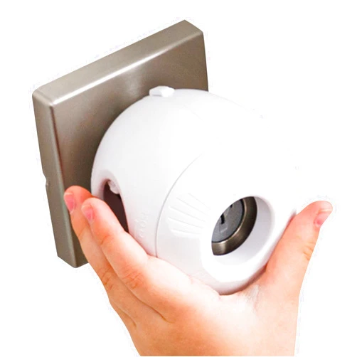 Wappa Baby Child Safety Door Knob Cover (4 Pack) Hard-to-Remove Dual-Lock Door Handle Covers Locks for Kids - Reusable Baby Proof - Installs Easily, No Tools Needed