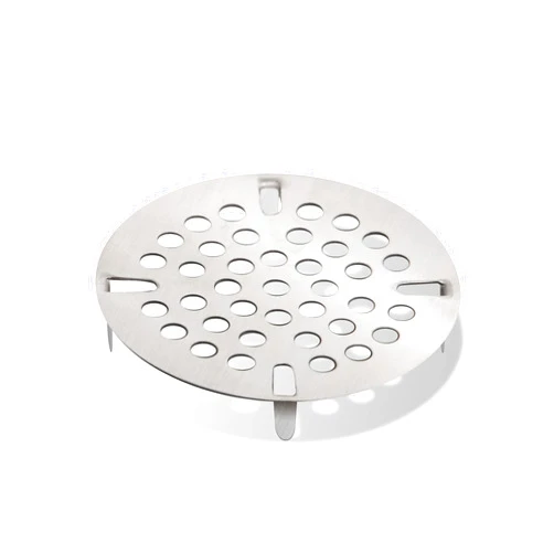 STEADYKLEEN 3-inch Commercial Sink Strainer, Flat Kitchen Sink Strainer with Tabs, Install on 3-inch Sink Drain, Durable Sink Strainer Basket Alternative for Twist Waste Drain on 3 Compartment Sink