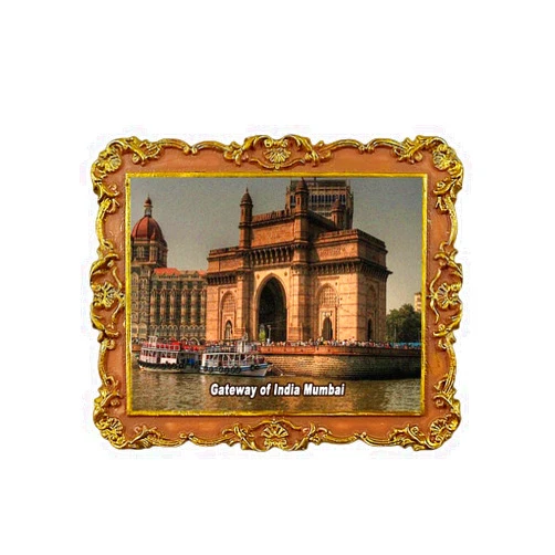 Tianfulai Gateway of India Mumbai India Refrigerator Magnet 3D Travel Souvenir Fridge Decoration Magnetic Sticker Craft Collection