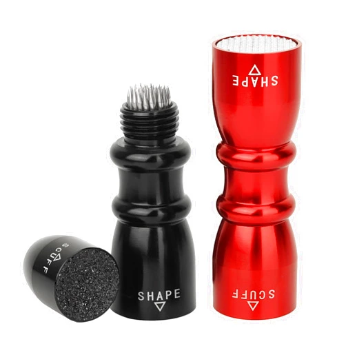 Msuhettu 2 Pack Premium Pool Cue Tip Tools, 3-in-1 Billiard Cue Tip Shaper, Compact Billiards Pool Accessories & Tip Repair Kit, Gift for Friends or Pool Lovers