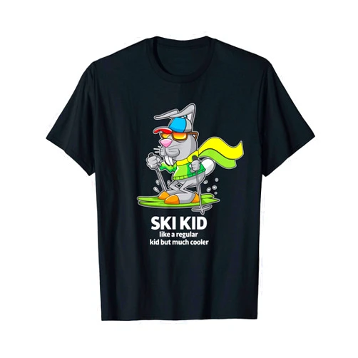 Family Vacation Ski Winter Holiday Skiing Gifts Ski Kid Matching Family Skiing Vacation Winter Holiday Gift T-Shirt