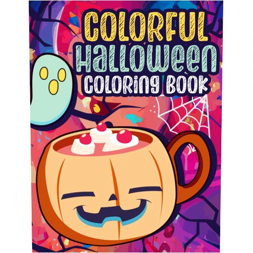 By Esta Evans (Author) Colorful Halloween: Kawaii Coloring Pages | Cute & BIG Design | Perfect Holiday Gift | Easy Colouring for Fun | Large size | Halloween Book | Cute Creepy