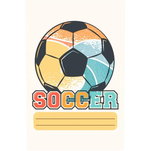 FUN PRESS Soccer-Notebook: 6