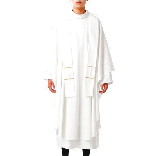 BLESSUME Hope/Spirit Church Priests Solid Chasuble Mass Vestments