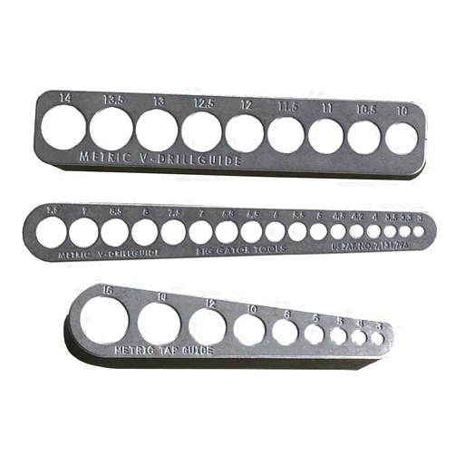 Big Gator Tools Complete Metric Big Gator Set - 3 pc set - Big Gator Tools V-DrillGuides & V-TapGuide