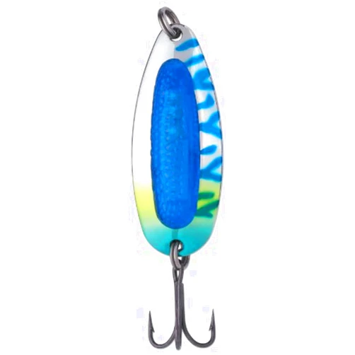 Blue Fox 1/2-Ounce Rattlin' Pixee Spoon, Blue UV