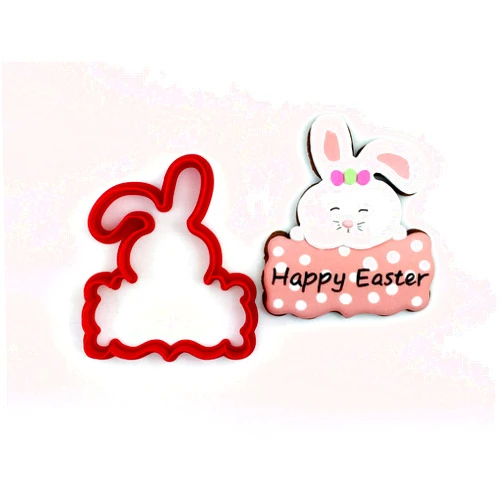 The Gingerbread Cutter Co. Bunny Plaque Cookie Cutter