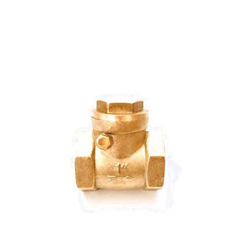 Generic DN15 DN20 DN25 Horizontal Brass Wire Mouth Non-return Valve Female Thread Check(1/2