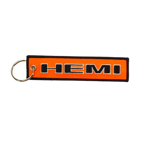 Detroit Shirt Company Dodge Hemi Logo embroidered Twill Keychain 5