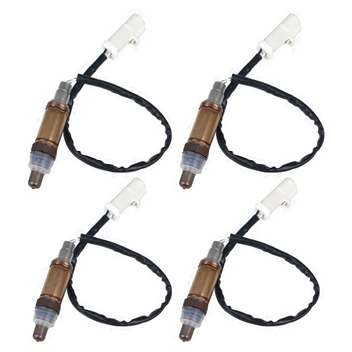 Autoround Oxygen Sensor Front Rear Down/Upstream Compatible with Ford Explorer/Mustang/Focus/Expedition/GT/F-150 (Set of 4) Replace 11171843