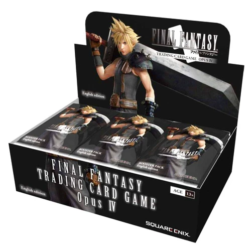 Final Fantasy TCG: Opus IV Collection Booster Display