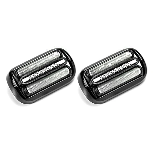 Kepouse 2 Pack Series5/Series6 53B Replacement Head Compatible with Braun Electric Razor S5/S6 53B, Shaver Foil Compatible with 5020cs, 5018s, 5035s, 5049cs, 5050cs, 6020s, 6040cs, 6075cc, etc.