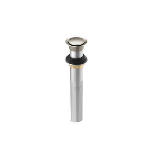 Kohler K-33151-CP Bathroom sink clicker drain without overflow, Polished Chrome