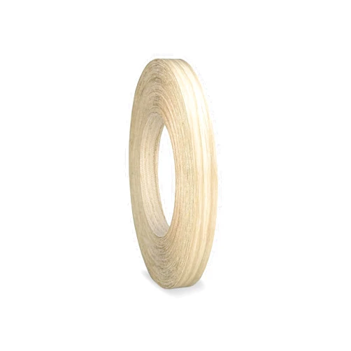 UNMAR Oak Wood Veneer Edge Banding 3/4 inch x 50 ft Plywood Edging - Pre-glued Real Wood Veneer - Flexible Easy Application Iron-on Edge Banding for Furniture Restoration