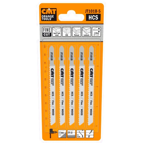 CMT ORANGE TOOLS CMT Orange Tool JT101B-5 JIG SAW BLADES WOOD/FINE STRAIGHT