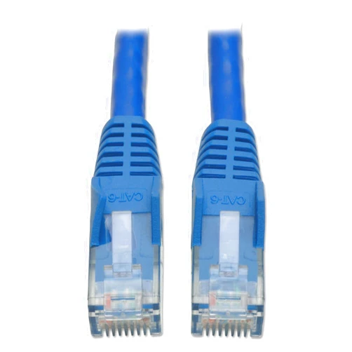 Tripp Lite Cat6 Gigabit Snagless Molded Patch Cable (RJ45 M/M) - Blue, 10-ft.(N201-010-BL)