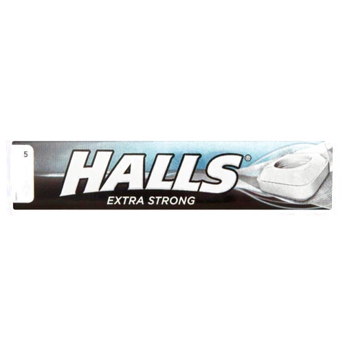 Halls Menthol Extra Strong, 35 g (Pack of 12)