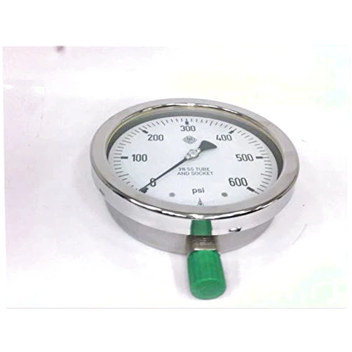 MCDANIEL CONTROLS AB-30127 AB30127, 0-600 PSI, 1/2INCH NPT, Pressure Gauge