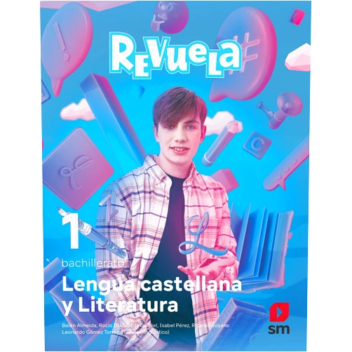 Spanish Edition by Belén Almeida (Author), Rocío Díaz (Author), Silvia Gumiel (Author), Isabel Pérez (Author), Ricardo Boyano (Author), Patricia Lodín (Author), María Zubicoa Arraiza (Author), Elena Moncayola (Author), Esther Echevarría (Author), Paloma Estradera (Author), María Cristina Achau Torrente (Illustrator), Beatriz de Luz Nadal (Illustrator), María Daniela Ramírez Contreras (Illustrator), Shutterstock, (Illustrator) & 10 more Lengua castellana y Literatura. 1 Bachillerato. Revuela