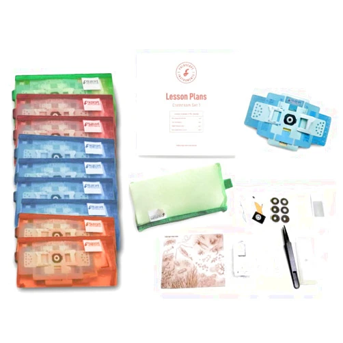 Foldscope Instruments, Inc. Foldscope Assembled Classroom Kit (Contains 10 Fully Assembled Foldscope Paper Microscopes)