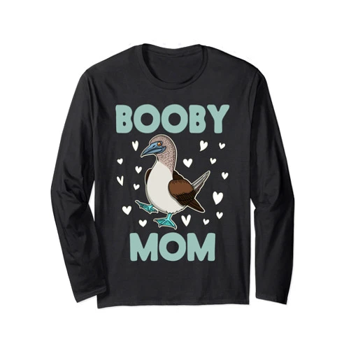Blaufußtölpel Sulidae Vogel Biologe Ornithologist Blue foot tölpel sea bird bird biologist bird species ornithologist Long Sleeve T-Shirt