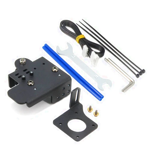 Zeberoxyz Direct Drive Upgrade Support Aluminum Plate with 3pcs POM Pulleys Compatible with Dual/Single Gear/BMG Extruder Only for CR-10S Pro V2 3D Printer (Aluminum Plate)