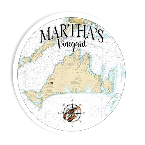 MapMom Marthas Vineyard MA | 3.5 Inch Wood Magnet Keepsake/Souvenir | High Definition Ink Printed On a Wood Magnet | Perfect Gift for that Perfect Person