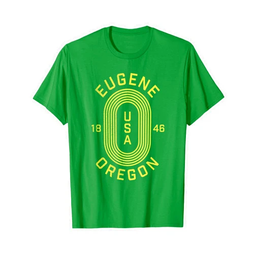 Road Track Trail Eugene Oregon USA T-Shirt