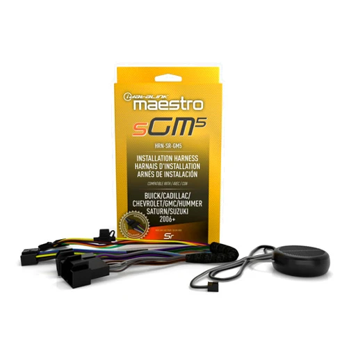 Idatalink Maestro HRN-SR-GM5 T-Harness for Select GM Vehicles 2007-2016, Replace The Factory Radio While retaining Steering Wheel Controls & use of Factory Amplifier (ADS-MSR Module Also Required)