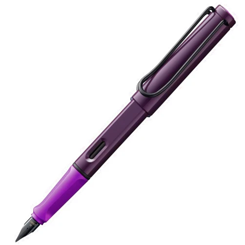 LAMY Fountain Pen, F, Fine-Point, Safari, Violet Blackberry L0D8-F Limited Edition
