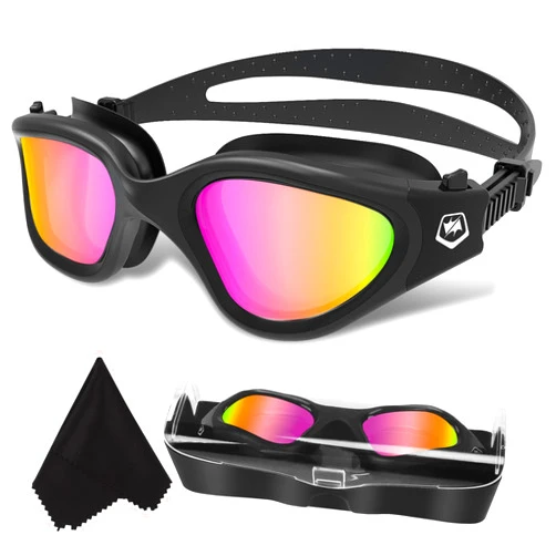 WIN.MAX Polarized Swimming Goggles Swim Pool Goggles Anti Fog Anti UV No Leakage Clear Vision for Men Women Adults Teenagers
