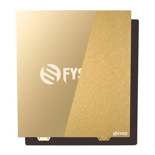 FYSETC A350 PEI Build Plate 334x364mm/13.1x14.3inch Smooth-Textured Double-Sided Flexible Spring Steel Printing Surface Removable Hotbed Cover with Sticker Compatible with SnapmakerA350T 3D Printer