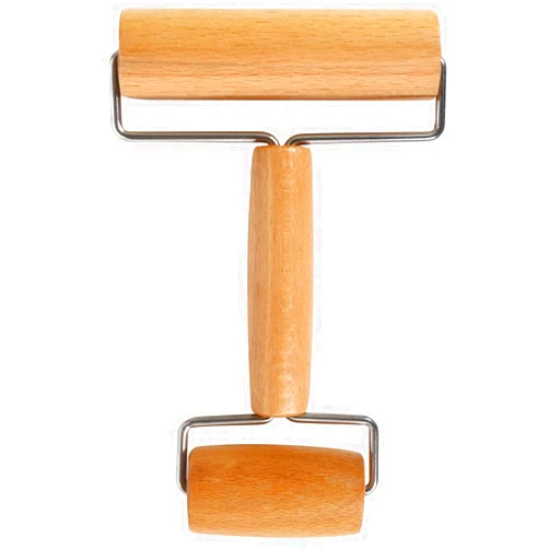 LEOBRO 5D Rhinestone Painting Tools Wooden Roller, 2 in 1 Design Wooden Roller for Diamond Picture Rhinestone Embroidery, Craft Clay, Ceramic & Pottery Clay