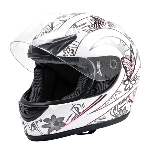 TCMT DOT Adult Butterfly Flip Up Full Face Street Dirt Bike ATV Motocross Adult Helmet with Open Face Sun Shield