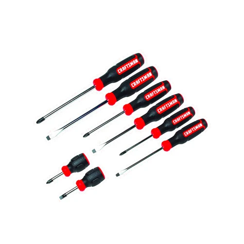 CRAFTSMAN Screwdriver Set, Bi-Material, 8 Piece Set (CMHT65075N)